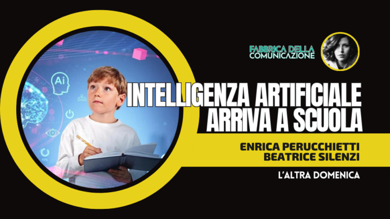 L'INTELLIGENZA ARTIFICIALE ARRIVA A SCUOLA